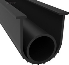 BOWSEN Universal Garage Door Bottom Seal U O Ring Weatherstrip Rubber 20ft. 5/16