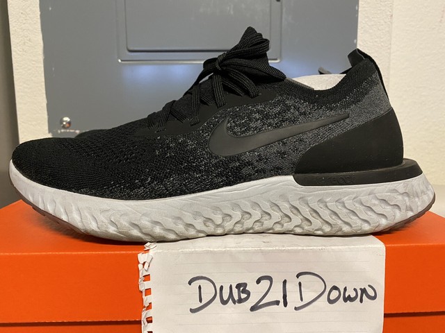 nike epic react black grey