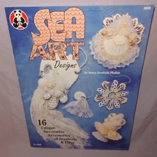 Sea Art Designs Seashells Suzanne McNeill 3099 Booklet 16 Patterns Shells 1995