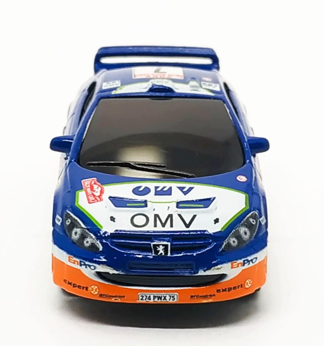 Majorette Peugeot 307 WRC OMV Dark Blue 1:58 (3