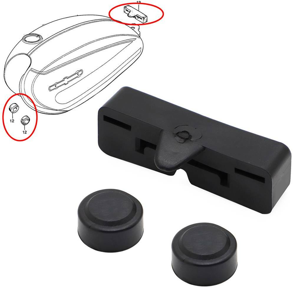 Gas Fuel Tank Rear Rubber Holder For Honda CL70 SL70 XL70 XL75 CB100 CB125