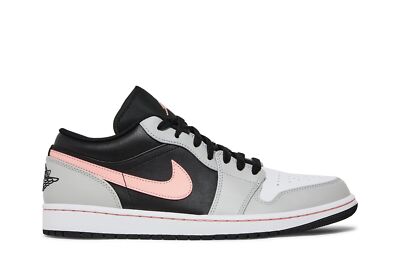 Air Jordan Air Jordan 1 Low 'Grey Fog Bleached Coral' 553558-062