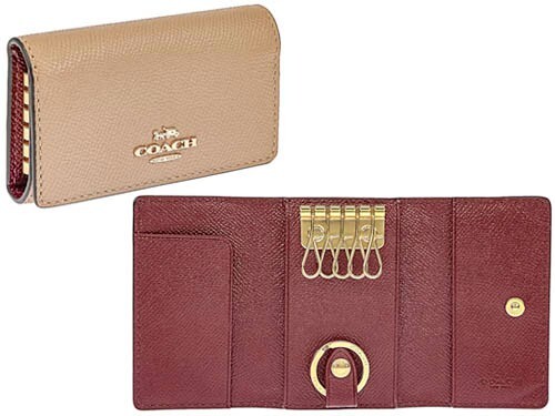 キーケース COACH Crossgrain KEY CASE 76741 Coach Women's Key Case 76741 IMTAU KEY CASE Newarticle | eBay