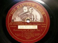 COLDSTREAM GUARDS hmv 288 78 REMINISCENCES OF VERDI VG+