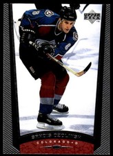 1998-99 Upper Deck #250 Sandis Ozolinsh Colorado Avalanche Hockey Card