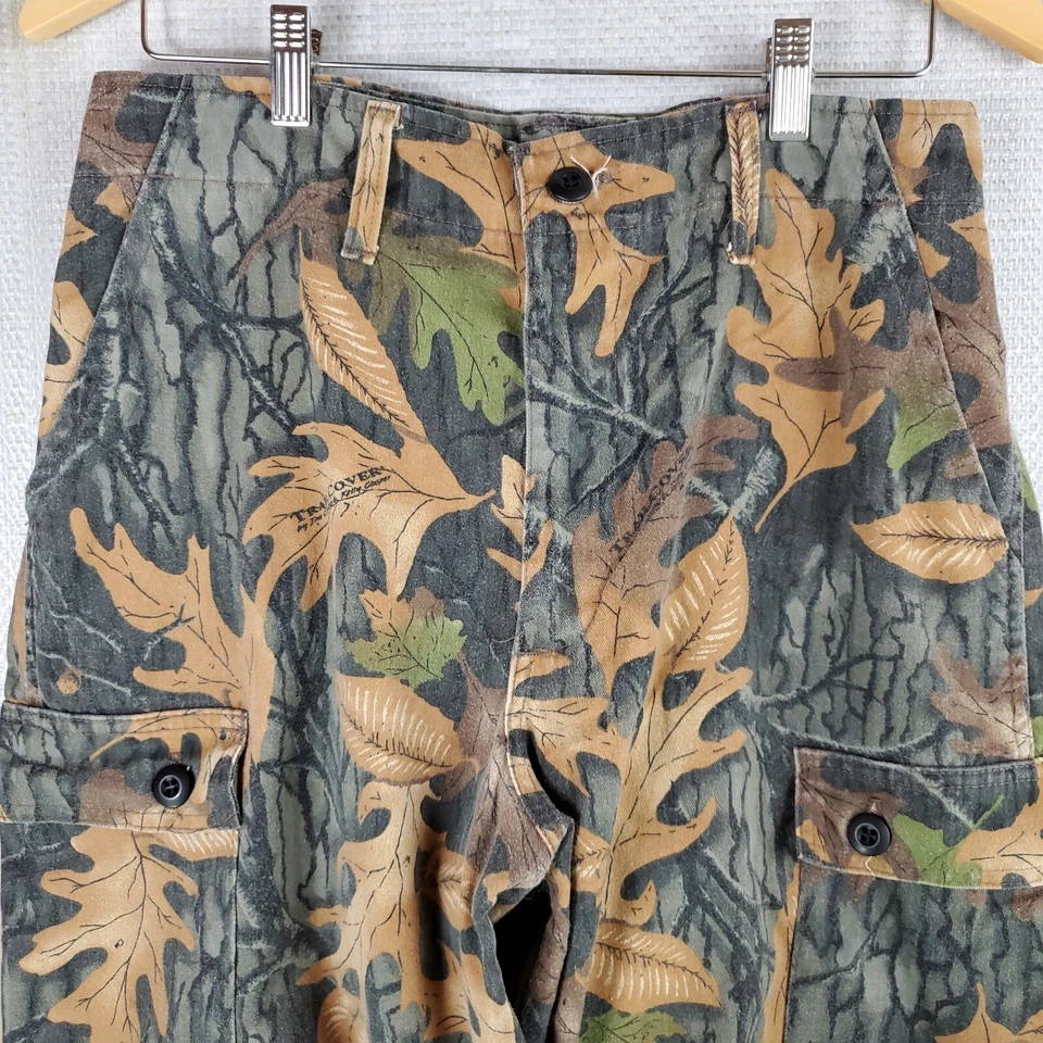 VTG CABELAS Sz Large Mens Camo Hunting Set Jacket Pants Made in USA Cotton/Poly - Image 4 of 4