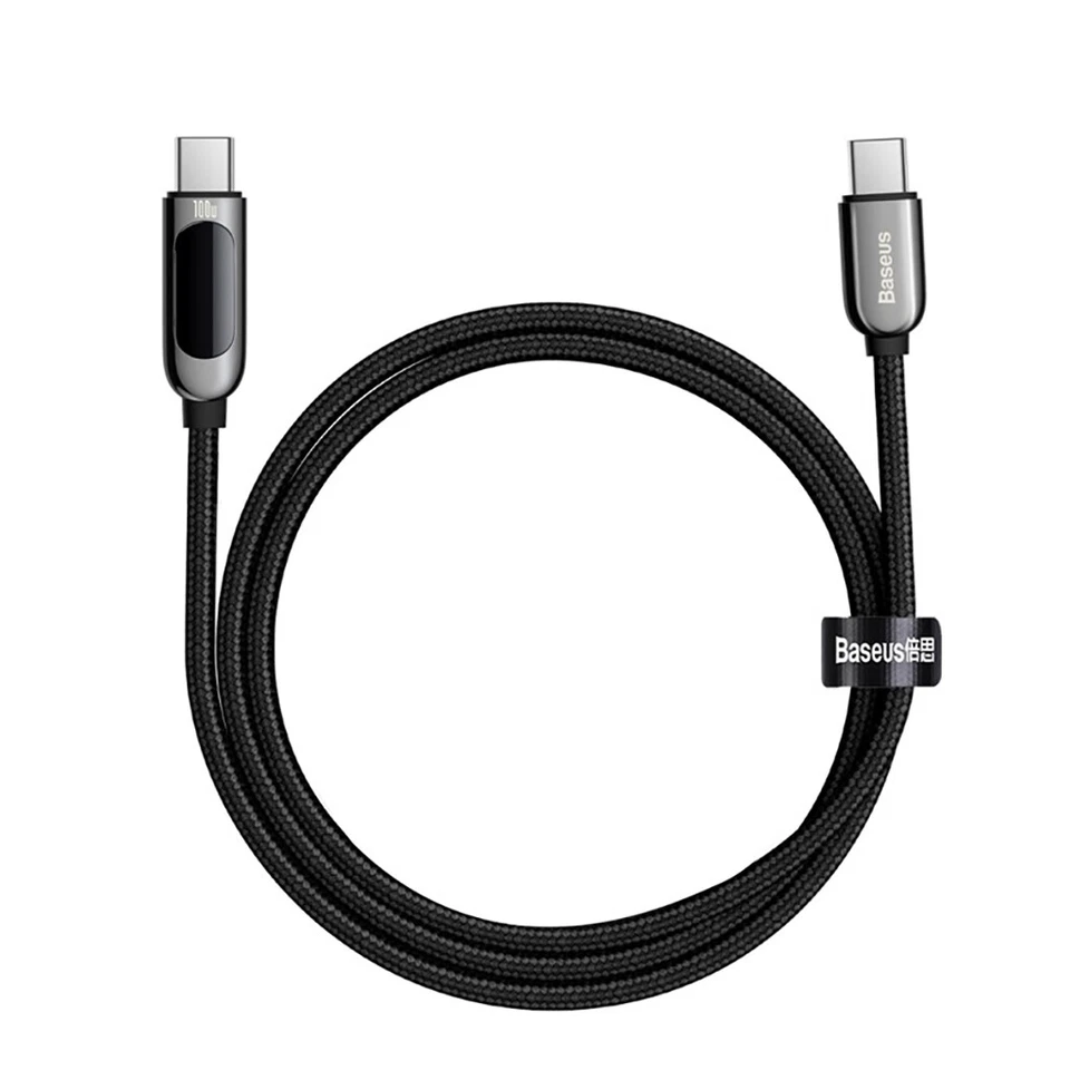 Baseus 100W USB Type-C To Type-C Fast Charger Cable Data Cord For Samsung/Huawei - Image 4 of 4