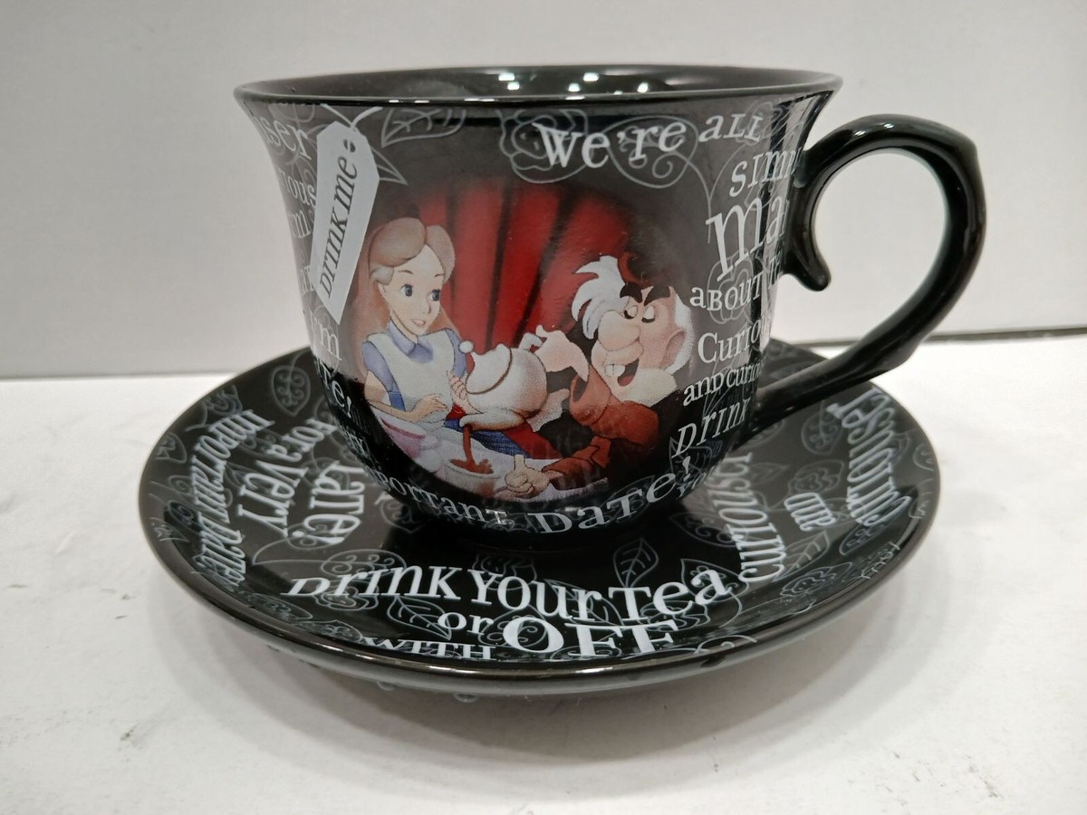 Disney Parks Alice In Wonderland Mad Hatter Tea Party Black 