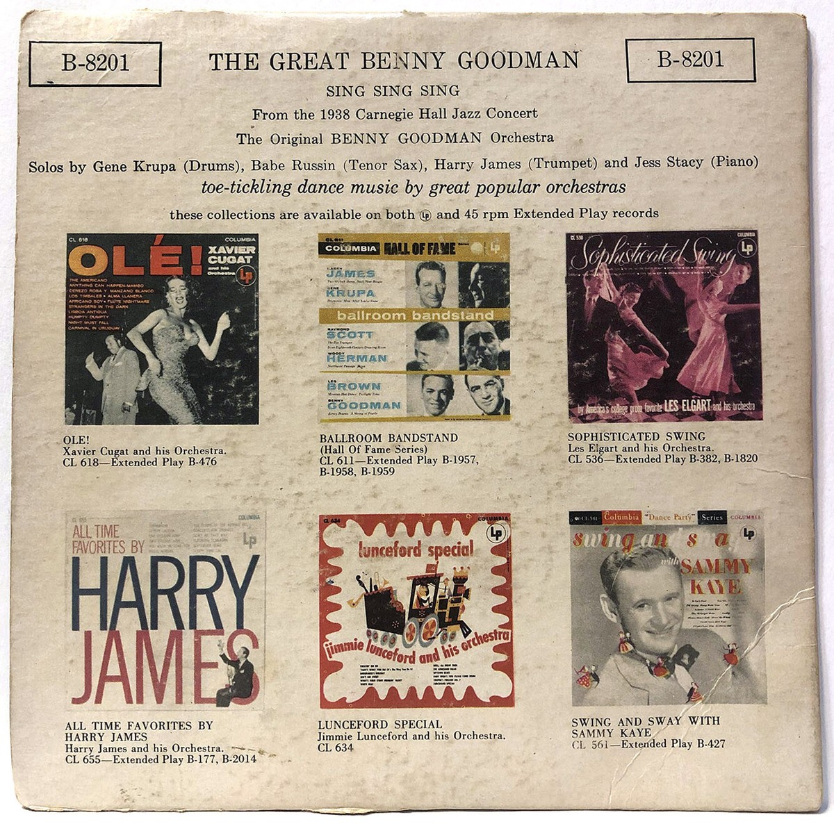 BILLIE HOLIDAY / BENNY GOODMAN SP盤 蓄音機④ レコード BILLIE HOLIDAY / BENNY GOODMAN SP盤 蓄音機④