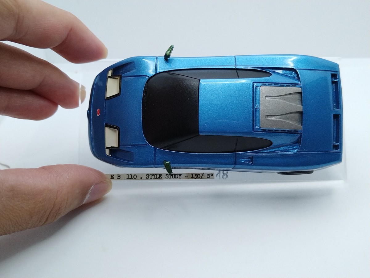 Maquette voiture : Starter Kit : Bugatti Eb 110 - Heller - Rue des Maquettes