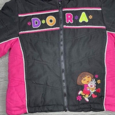 nickelodeon Dora the explorer 3t kids jacket / coat winter | eBay