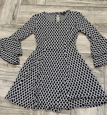 My Michelle Size Medium Dress Flare Sleeves A Line