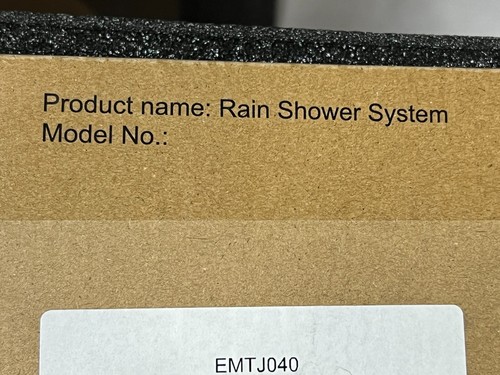 EMBATHER Shower System Shower Faucet with Rain Brushed Gold 10" Wall Mounted - Picture 3 of 11
