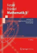Mathematik 1 von Albert Fetzer (2012, Taschen...
