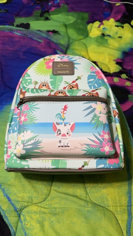Loungefly Disney Moana Pua Hei Hei Floral Mini Backpack