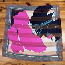 Balenciaga Paris Silk Scarf Square 33"x33"