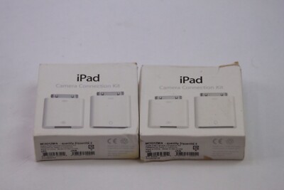 2X Apple iPad Camera Connection Kit (USB Port and SD Card adaptors) iPad 1 & 2