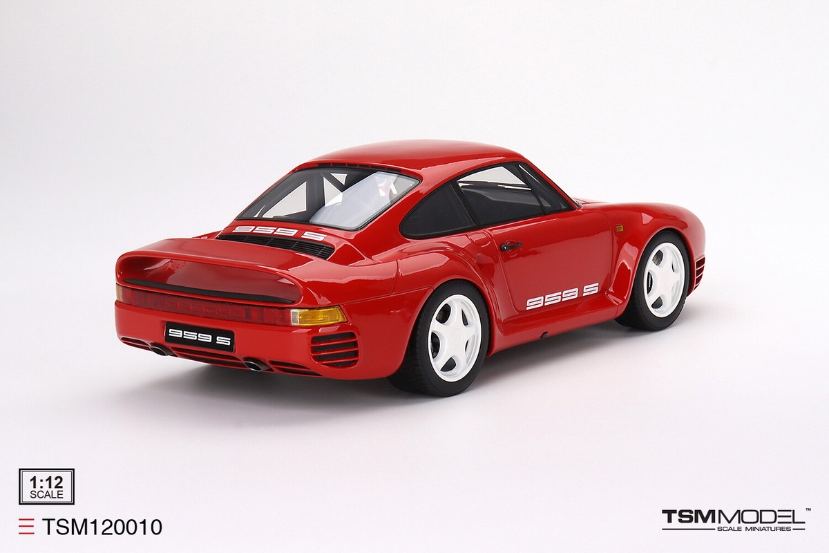 TSM MODEL TSM120010 1/12 Porsche 959 Sport Guards Red Model