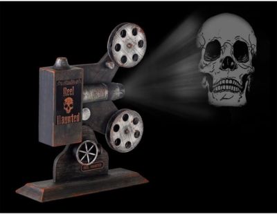 Home Accents Holiday Halloween Projector 13 in. Haunted Theater LED Illumination