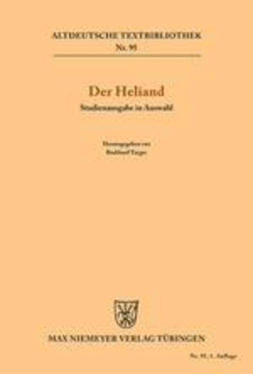 Thumbnail - Burkhard Taeger | Der Heliand | Taschenbuch | Deutsch (1984) | Issn |