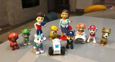 12 Paw Patrol Figuren Cake Topper Dekoration Tracker ...