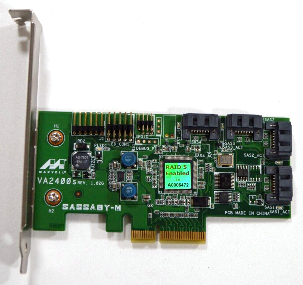 IBM Marvell VA2400S Rev. 1.02G 46R3460 SAS RAID Controller | eBay