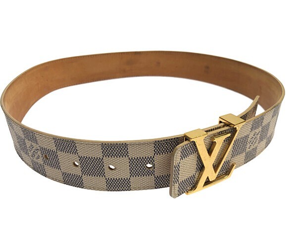 Louis Vuitton Damier Azur Belt Size 110 