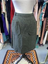 Authentic Vintage 1960s Wool Skirt 