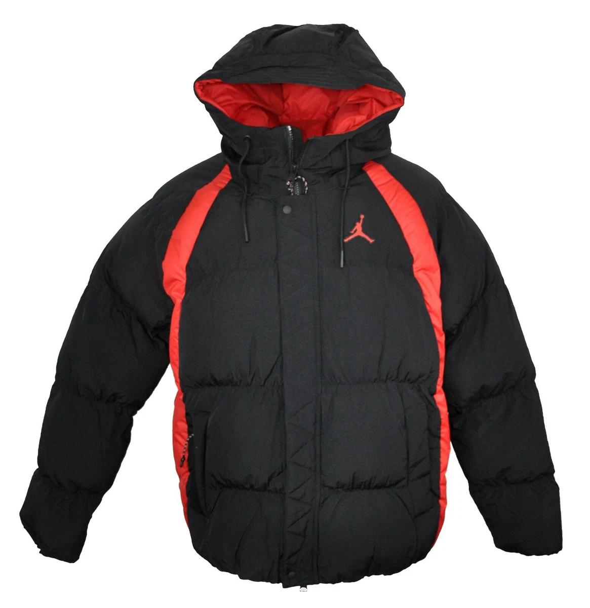 Jordan black and red best sale jacket