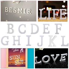 8cm Wood Letter Alphabet Bridal Wedding Party Table Decoration Free Standing