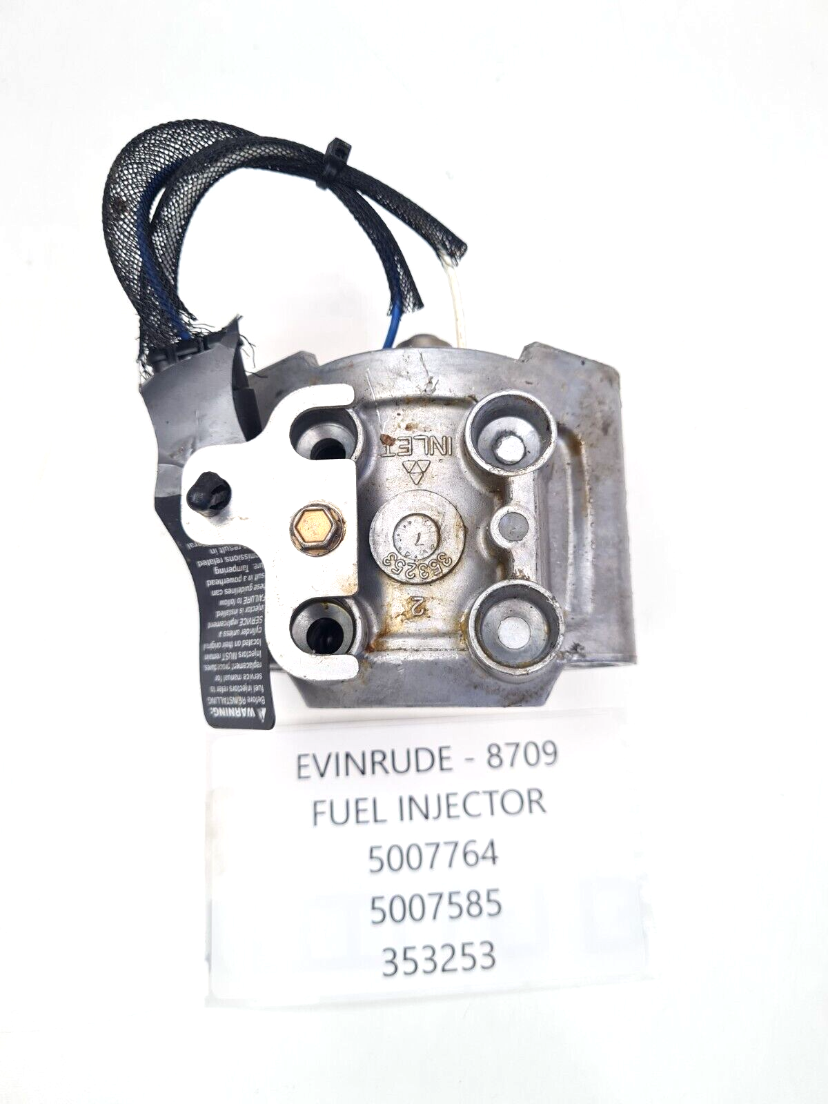 ETEC Evinrude Outboard Engine Motor PORT SIDE FUEL INJECTOR ASSY 90