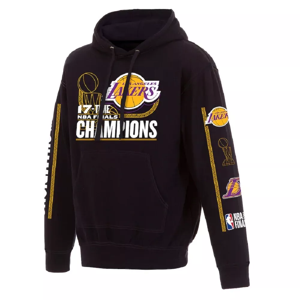 Los Angeles Lakers New Era NBA Pullover Hoodie Sweatshirt Gold