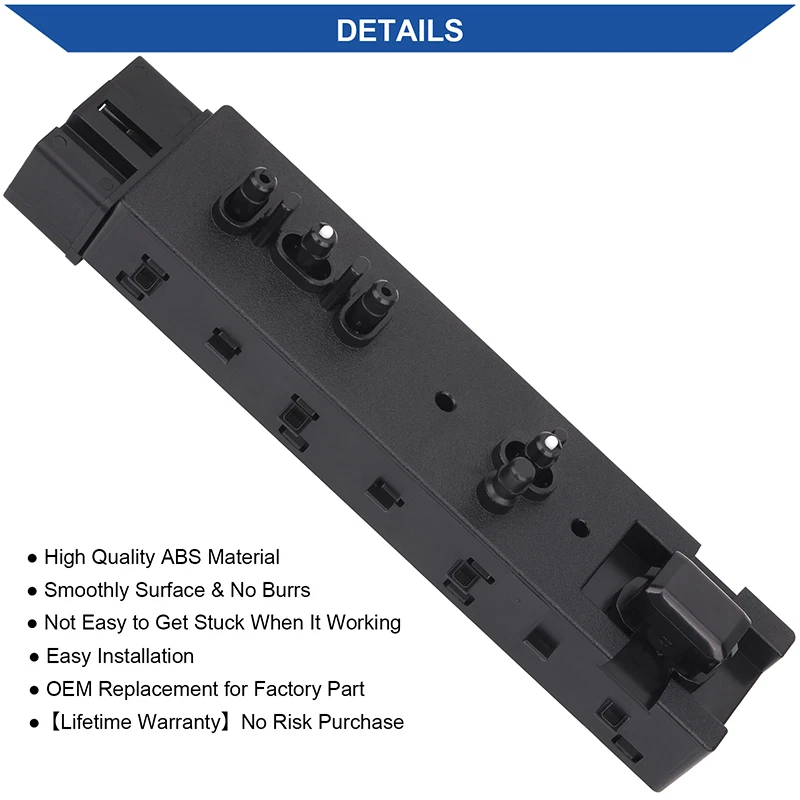 Driver Seat Switch Control for 2006-2019 Ford F15-F550 Lincoln Mercury OE SW7260 Foto 4 de 4