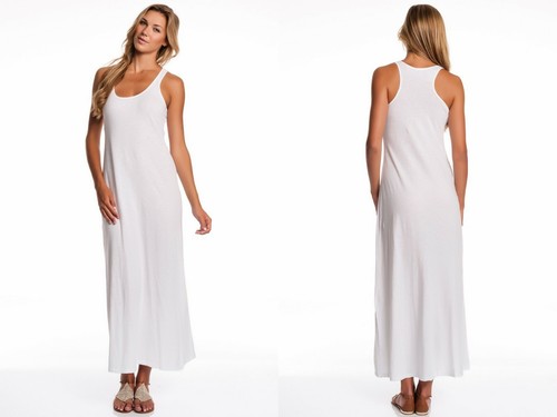 petite racerback maxi dress