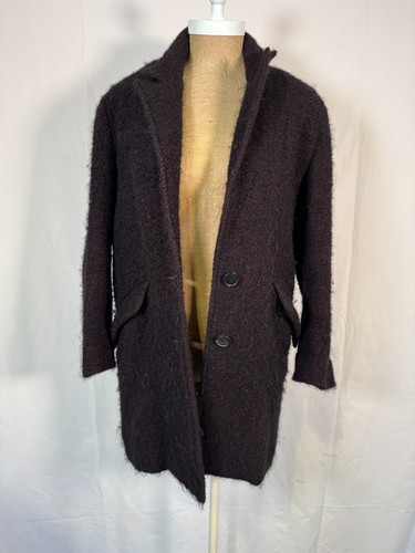 $750 Isabel Marant Etoile Dante Boucle Brown Wool Alpaca Blend Coat Jacket Sz S - Picture 21 of 21