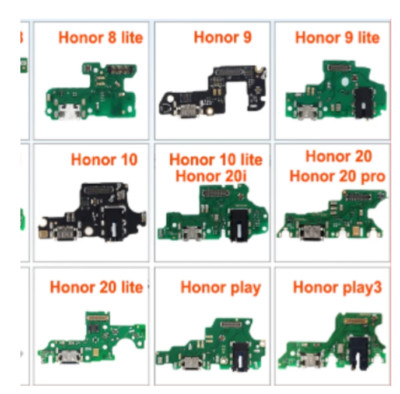 For HuaWei Honor 8 9 9i 10 20 lite 20i pro play play3 Charging Port Connector