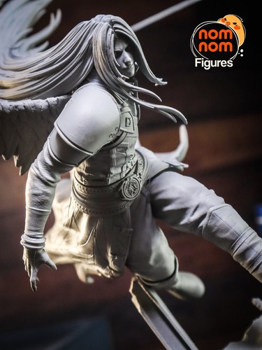 Sephiroth Final Fantasy VII 3D Printed Figure, Unpainted One-Winged Angel Model - Bild 9 von 10