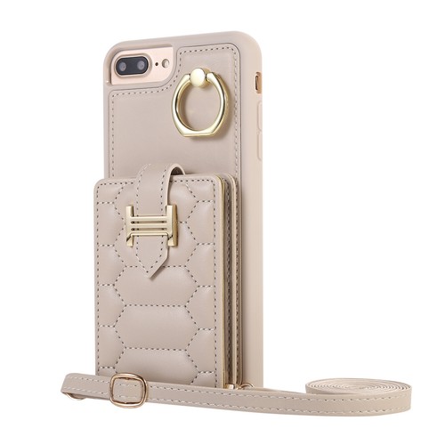 Funda protectora de cuero con soporte para tarjetas 360° para iPhone 6/7/8 Plus - Imagen 37 de 95