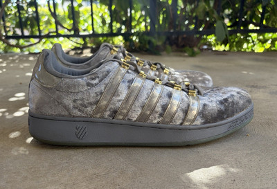 K-Swiss Joyrich Crushed Velvet Low Top Lace-Up Men's Athletic Sneakers