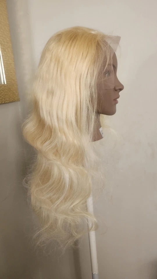 New High Quality regular Top 28" straight 100% Virgin Human Hair Lace front Wig - Image 2 of 4