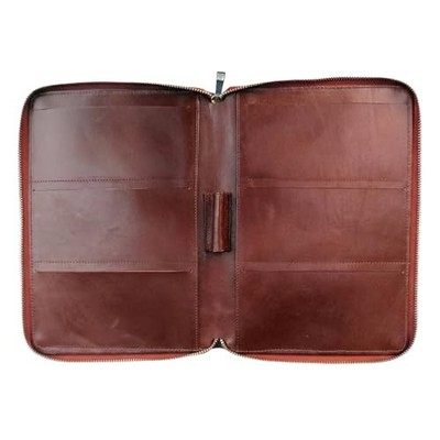 Checkbook Cover for Multiple Check Books - Checkbook Organizer for Up to Brown