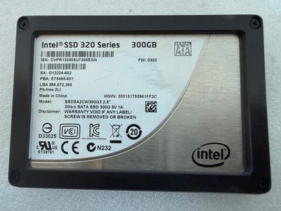 Intel SSD 320 Series 300GB 2.5-inch SATA II SSDSA2CW300G3 3Gb/s
