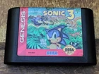 Sonic the Hedgehog 3 (Sega Genesis, 1994) TESTED - Cartridge Only
