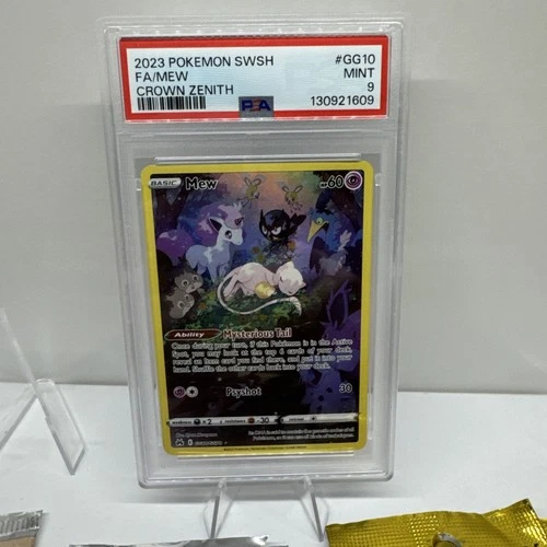 GRADED PSA 9 2023 Pokemon SWSH FA/Mew Crown Zenith #GG10