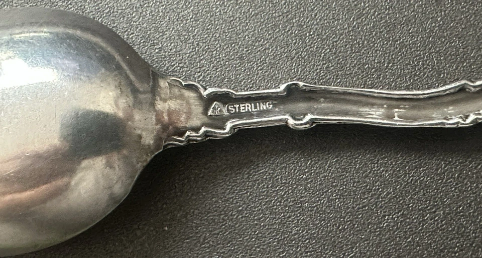 CLIFF HOUSE San Francisco 1907 Fuego PLATA ESTERLINA Cuchara de Recuerdo PARTÉN DORADA Oso Foto 3 de 4