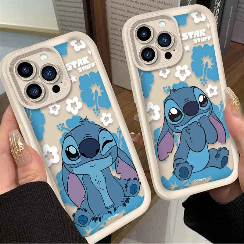 Funda de teléfono Disney con puntada de dibujos animados para iPhone 16 16E 15 14 13 12 11 Pro Max X XS X Foto 2 de 4