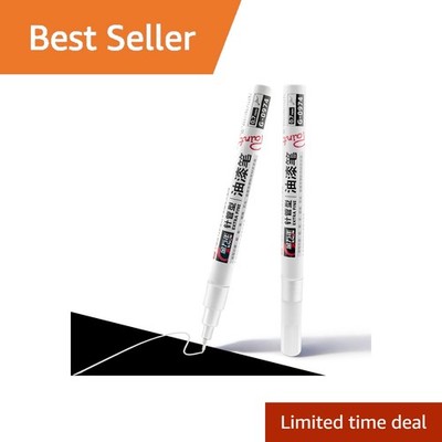 NORXUAZE White Paint Pen 2 Pack 0.7mm
