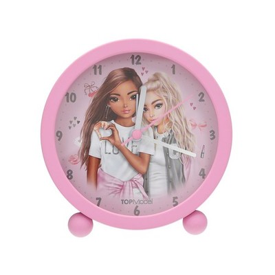 Depesche 13546 TOPModel My BFF - wekker in roze voor kinderen, met modelmotief,