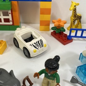 LEGO Duplo 6136 My First Zoo Animals Complete Giraffe Elephant Tiger Polar Bear