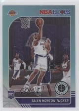 2019-20 Panini NBA Hoops Premium Stock Teal Prizm Talen Horton-Tucker #248 fs9